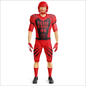 Premium Custom Tackle Football Uniform Team <b>Name</b> Printed Half Lightweight Stretch Jersey Pants Set Reinforced Stitching Teamwear - Product Image 2