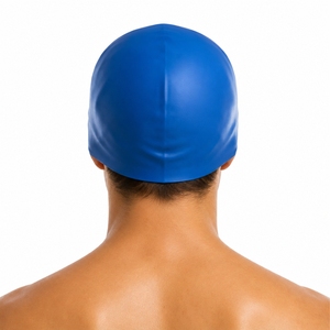 Bonnet de bain unisexe en silicone écologique - Qualité supérieure, ajustement confortable, imperméable, extensible, service OEM, couleur et taille personnalisées - Product Image 2