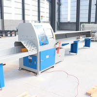 Scie à découper le bois pneumatique automatique à grande vitesse CE, machine à découper les palettes en bois CNC