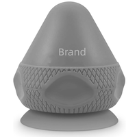 Boule de massage portative de déclencheur de silicone, outil de massage de masseur de muscle de corps pour le cou de pied