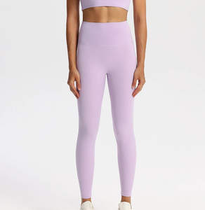 Leggings al por mayor para mujer, pantalones de yoga suaves, pantalones de fitness sin costuras frontales. - Product Image 2
