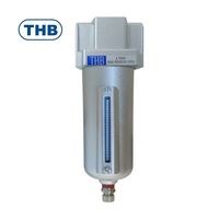 Séparateur d'air et d'huile à haut débit en alliage d'aluminium modulaire THB FRL C70 F+R+L Combo Argent Garantie 1 an pour compresseur industriel