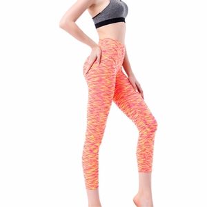 Leggings de Yoga Estampados de Cintura Alta para Mujer, Pantalones Deportivos Elásticos para Gimnasio y Running, Leggings de Secado Rápido con Tela Elástica de Cintura Alta - Product Image 1
