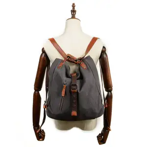 High Quality China Brands Handbags Multifunctional Backpack Sac A Main En Toile Outdoor Travel Premium Canvas Tote Bag