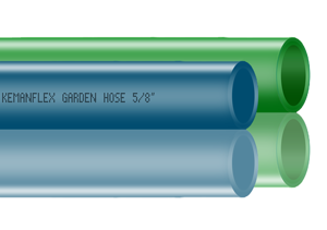 Tuyau d'arrosage élastique de jardin 5/8 pouce 50 mètres en PVC, tuyau flexible pour l'irrigation extérieure et l'aménagement paysager - Product Image 1