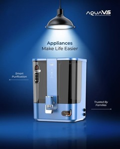 Système de purification d'eau domestique par osmose inverse AQUA V5, purificateur d'eau mural ou sur table, LED, qualité alimentaire - Product Image 1