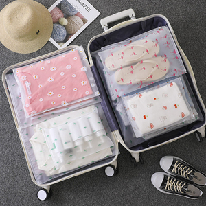 Sacs à fermeture éclair transparents en PVC givré Eva personnalisés avec logo, pour petits emballages cadeaux, impression offset, réutilisables - Product Image 2