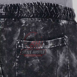 Pantalones Cortos de Hombre Ajustados a la Moda con Lavado Ácido para Uso Casual, Cómodos y de Gran Venta - Product Image 4