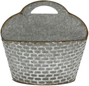 Jardinières et pots à fleurs décoratifs muraux galvanisés tendance pour l'intérieur - Product Image 1