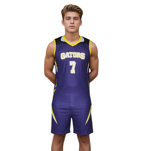 Conjunto de Uniforme Deportivo Personalizado para Equipo de Voleibol Masculino, Jersey y Pantalones Cortos Transpirables para Actividades de Club, Entrenamiento y Juegos - Product Image 1