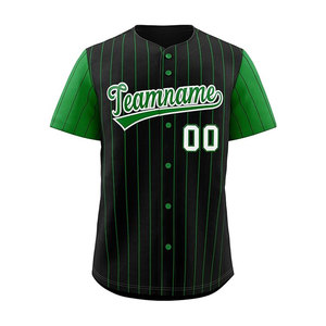 Custom Printed Breathable Moisture Wicking Baseball Jerseys Unisex Button-<b>Down</b> Active Team Sports Shirts with Custom Team Names - Product Image 5