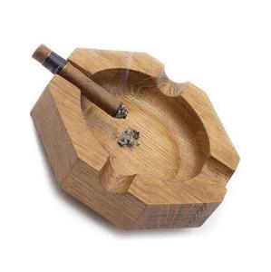 Handmade American Style Wooden Desktop <b>Ashtray</b> with Sliding Drawer Multi-Purpose Use Tabletop Smoking Accessory - Product Image 3