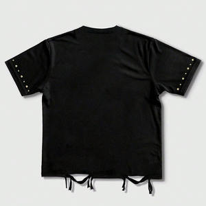 T-shirt Homme 100% Coton 250g Coupe Ample Manches Courtes Logo Personnalisé Coton Lourd Délavé Style Vintage Coupe Boxy Décontracté Streetwear Vêtement Homme - Product Image 2