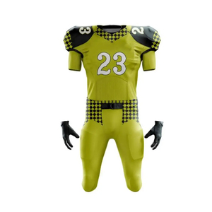 Uniformes de Fútbol Americano Impresos de Primera Calidad, Último Estilo Americano, Transpirables, 100% Poliéster, Ropa Deportiva de Manga Corta - Product Image 3
