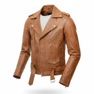 High Quality Classic Biker Leather Jacket for Men High Quality Fashion Design Wear Best Jackets For Sale - Product Image 1