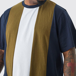 Camisetas de Jersey Personalizadas de Nueva Llegada, Talla Grande, Tejido de Poliéster/Algodón, Diseño en Blanco, Manga Corta, OEM para Hombre, Estilo Hip Hop - Product Image 6