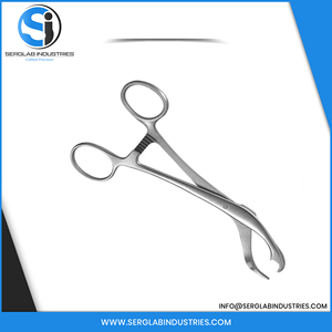 Animal Bone Holding Forceps Manual Ratchet Open Jaws 15.5cm Stainless Surgical Instruments - Product Image 6