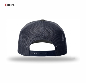Dark Blue 5-Panel Trucker <b>Hat</b> Breathable Waterproof Mesh Sporty Fashion Adjustable Unisex Outdoor Spring <b>Summer</b> - Product Image 5