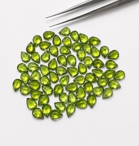 Piedra Preciosa Suelta de Peridoto Verde Natural, Corte Brillante Redondo, Calidad AAA para Joyería, Venta al Por Mayor - Product Image 1