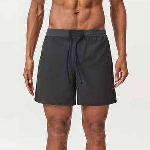 Men's Casual Woven 100% Cotton Breathable Shorts with Elastic Waist Closure Double <b>Layer</b> Summer Casual Men's Shorts For Sale - Product Image 5