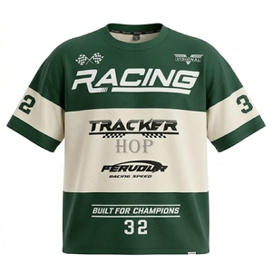 Chemise de team pit personnalisée OEM, en polyester et élasthanne durables, uniforme mécanique, coupe ajustée, vêtements de sport pour piste, chemise de moto - Product Image 6