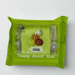 Malaisie HALAL Mini Fluffy pour Swiss Roll Slice 85g Gâteau au chocolat style frais avec boîte à saveur d'orange et sac d'emballage Malaisie - Product Image 6