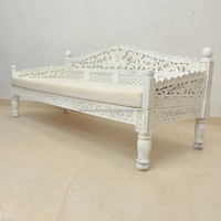2025 élégant tufté sculpture en bois lit de jour confortable salon canapé ensemble coussin pour la maison centre commercial Villa hôpital pour Restaurant