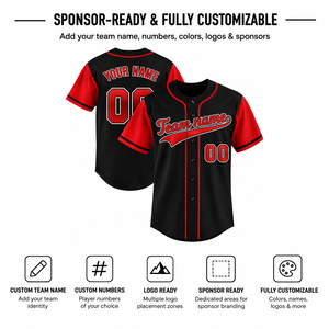 Camiseta de Béisbol Personalizada con Estampado Sublimado, 100% Poliéster, Manga Corta, Absorbe la Humedad, Corte Regular para Hombre Adulto - Product Image 3