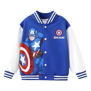 เสื้อแจ็คเก็ตบอมเบอร์ผู้ชาย ลายการ์ตูน Toy Story Cars เสื้อคาร์ดิแกนแบบ Varsity เสื้อโค้ทน้ำหนักเบา เสื้อสเวตเชิ้ตติดกระดุมแบบ Snap เสื้อผ้าลำลองแนวสตรีท - Product Image 1