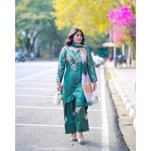 Ensemble de costume de fête élégant pour femmes avec haut, bas et dupatta - Product Image 4