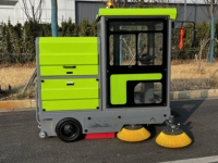 Balayeuse sans poussière, machine de nettoyage de sols à batterie, balayeuse-laveuse industrielle avec certification CE