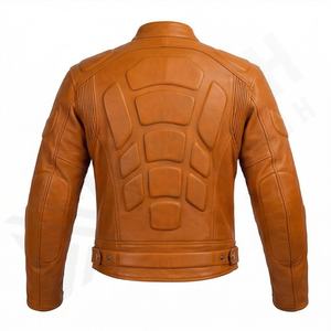 เสื้อแจ็คเก็ตมอเตอร์ไซค์สำหรับการแข่งขันสมรรถนะสูง ได้รับการรับรองมาตรฐาน CE พร้อมแผงระบายอากาศ โครงสร้างหนังทนทาน อุปกรณ์สำหรับนักขี่มอเตอร์ไซค์ - Product Image 2