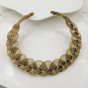 925 Silver Braided Choker Necklace Classic Unisex <b>Rope</b> <b>Chain</b> Design Everyday Wear Jewelry - Product Image 4
