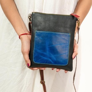 Bolsos de hombro con tirantes de cuero de estilo Vintage de lujo para mujer, monederos de vestido bohemios portátiles con una sola manija en invierno multicolor - Product Image 4