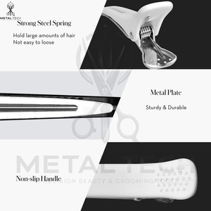 Pinzas para separar el cabello de la mejor calidad para cabellos gruesos y finos, paquete de 12 pinzas para peinar y separar, pinzas antideslizantes - Product Image 2