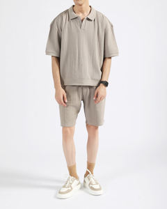 เสื้อโปโลผ้าโพลีเอสเตอร์ระบายอากาศสำหรับกีฬากลางแจ้ง เทนนิส วิ่ง  รับสั่งทำโลโก้พิมพ์ลาย - Product Image 5