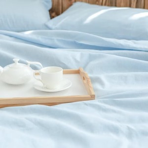 Juego de Sábanas de Lino Puro 100% Natural Francés de Lujo para Hoteles, con Funda de Almohada - Product Image 6
