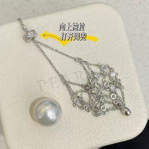 Collier de perles d'eau douce Edison, style féminin polyvalent, avec pendentif en perle de route, bijoux en gros - Product Image 3