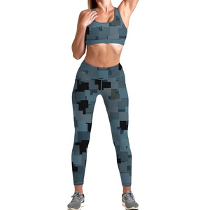Conjunto Deportivo Elástico para Mujer, Ropa de Gimnasio, Fitness, Yoga, Traje Deportivo, Ropa Deportiva sin Costuras, Conjunto de Yoga para Mujer - Product Image 1