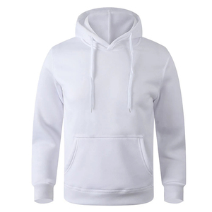 <b>Men's</b> Black Hooded Fleece Sweatshirt Regular Fit Casual <b>Pullover</b> With Front Pocket Autumn Wear - Product Image 4