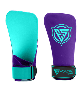 Custom Logo for Gym Hand Grips Set Wrist Sweat Bands Cross-Training Functional Workout <b>Chalk</b> Hand Calleras Natural Hypalon - Product Image 3