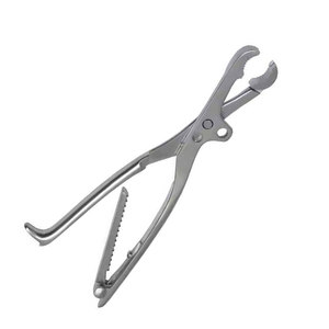 Pinzas para Sujetar Huesos de Acero Inoxidable, Pinza Quirúrgica Ortopédica, Instrumento de Cirugía Veterinaria Manual, Certificado CE, Reutilizable - Product Image 4