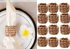 Anillo para Servilletas Redondo de Bambú, Ecológico, Hecho a Mano, Marca Doanket, 300 mm de Diámetro - Product Image 2