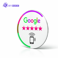 Carte NFC personnalisée pour les avis Google avec puce NFC intégrée, carte intelligente en PVC pour la promotion de votre entreprise