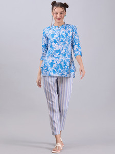 Digital Printed Polyester Summer <b>Lace</b> Floral Breathable Eco-Friendly <b>Elastic</b> Waist Women's Casual Midi Dress OEM Service India - Product Image 4