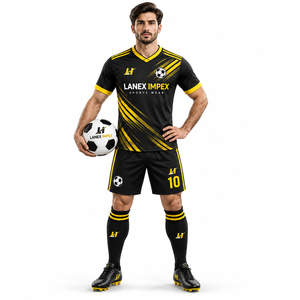 Custom Soccer Team Uniform Set Breathable Football Jersey Shorts and <b>Socks</b> Personalized Sublimation Sportswear for Men and Youth - Product Image 2