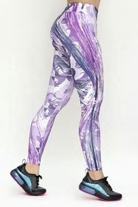 กางเกงเลกกิ้งออกกำลังกายโยคะสำหรับผู้หญิง คุณภาพพรีเมียมจากโรงงานโดยตรง พิมพ์ลายแบบซับลิเมชั่น ทรงเข้ารูป ยืดได้สี่ทิศทาง - Product Image 5