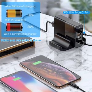 Stazione di Ricarica Rapida USB Tipo-C con Adattatore PD, Caricatore da Muro Multifunzione a Ricarica Veloce Tipo-C PD - Product Image 6