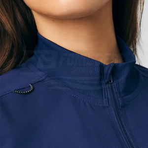 Uniforme Médico Azul Marino para Mujer, Mono con Cierre Frontal y Manga Corta, Bolsillos para Personal Médico, Marca FONILBEST Needle - Product Image 4