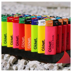Briquet jetable/rechargeable coloré original Cricket avec prix de gros - Product Image 2